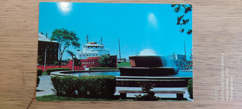 Postkarte frachtschiff p - postkarte, j.